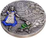 Pièce de monnaie en Argent 20 Dollars g 93.3 (3 oz) Millésime 2023 Fairy Tales Fables ALICE IN WONDERLAND