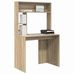 vidaXL Bureau Chêne Sonoma 91 x 50 x 149 cm Bois d'ingénierie