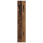 vidaXL Porte-manteau mural Montage mural Bois ancien 20 x 1.5 x 100 cm