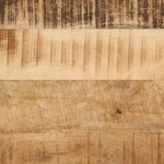 vidaXL Tables basses gigognes 3 Pièces bois massif de manguier et fer