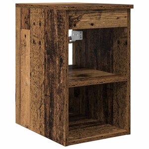 vidaXL Meuble de Salle de Bain In-between Bois ancien 30 x 35 x 50 cm
