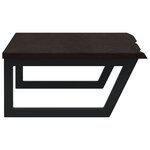 vidaXL Étagère de vasque murale acier et bois de chêne massif