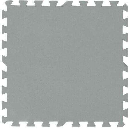 Bestway tapis de sol gris pour piscine  9 pieces  50 x 50 cm  2 25m² de surface couverte