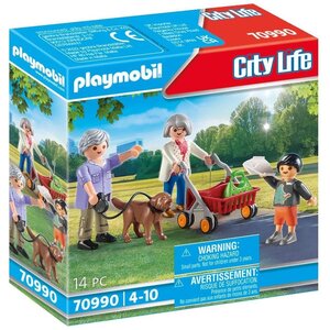 PLAYMOBIL 70990 - City Life Grands-parents avec petit-fils