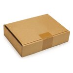 Boîte extra-plate d’expédition carton brune 26x26x5 cm (lot de 50)