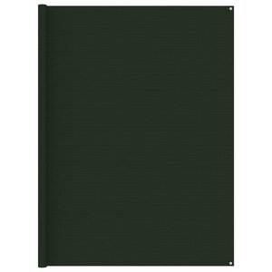 vidaXL Tapis de tente 250x250 cm Vert foncé