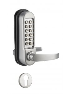 THIRARD - Verrou à combinaison mécanique pour serrure encastrable pour porte intérieure  carré 7mm  chromé mat - THIRARD