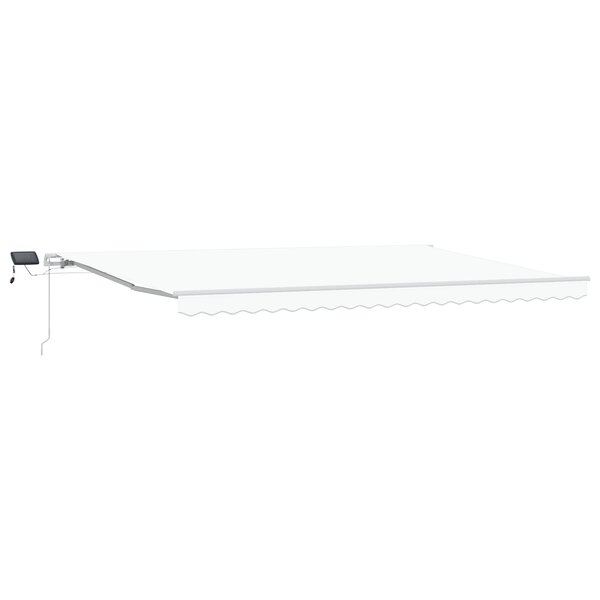 Store rétractable manuel vidaXL avec LED blanc 500x300 cm