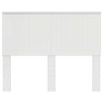 vidaXL Tête de lit Blanc Brillant 120 cm Bois d'ingénierie