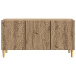 vidaXL Meuble TV 99 x 34 5 x 50 cm Chêne artisanal Bois d'ingénierie