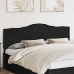 vidaXL Tête de lit Chêne noir 200 cm Bois d'ingénierie