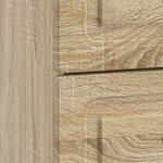 vidaXL Cabinet de chevet avec tiroir Chêne Sonoma 43 x 34 5 x 44 5 cm