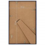 vidaXL Collage de cadres photo 10 Pièces de table Bleu 20x25 cm MDF