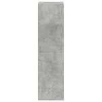 vidaXL Bibliothèque/Meuble TV Gris béton 36x30x114cm Bois d’ingénierie