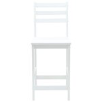 vidaXL Chaises de salle à manger 2 Pièces Blanc 40 x 47 5 x 99 5 cm