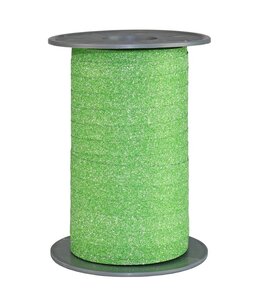 Bolduc poly glitter 100-m-bobine 10 mm vert clair