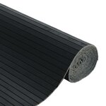 vidaXL Cloison de séparation noir 165x400 cm bambou
