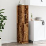 vidaXL Armoire d'apothicaire vieux bois 30x41x144 5 cm bois ingénierie