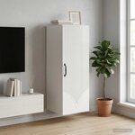 vidaXL Armoire Murale 33 x 34 5 x 90 cm Bois d'ingénierie