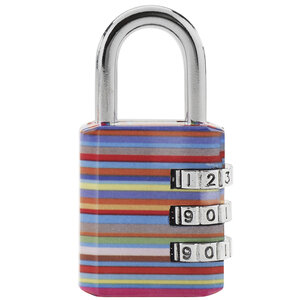 Cadenas à Combinaison avec Motif Imprimé  Couleur Aléatoire  6 2 x 3 2 x 1 4 cm