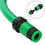 vidaXL Tuyau de jardin 5 couches Vert et jaune 1 / 2'' 10 m PVC