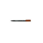 Marqueur permanent lumocolor 318 f fin marron staedtler