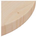 vidaXL Dessus de table Ø30x2 5 cm Bois de pin massif