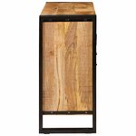vidaXL Buffet Marron 80 x 33 x 70 cm bois de manguier massif