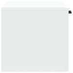 vidaXL Meuble TV mural Blanc 59 5 x 31 x 30 cm Bois d'ingénierie