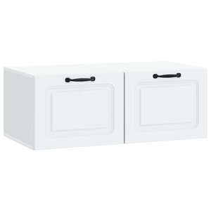 vidaXL Meuble TV mural Blanc 78 5 x 41 x 30 cm Bois d'ingénierie