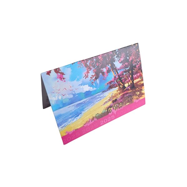 Calendrier de Poche Pliable 2025 - 15 x 10.5 cm - Paysage