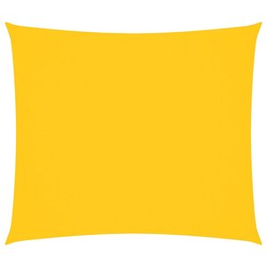 vidaXL Voile de parasol tissu oxford rectangulaire 2 5x3 m jaune