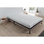 Ensemble matelas + sommier relaxation électrique - 140 x 200 cm - Matelas ressorts ensachés