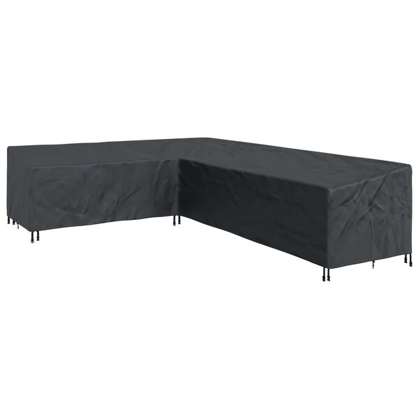 vidaXL Housse pour meubles 355 x 275 x 80 cm Tissu Oxford 210D Forme L