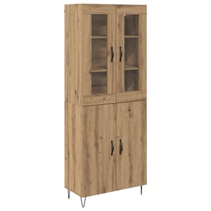 vidaXL Haut Armoire Chêne artisanal 69 5 x 34 x 180 cm