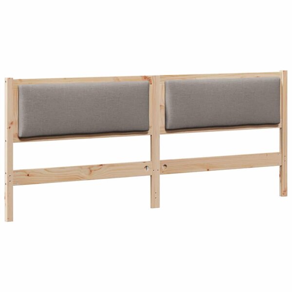 vidaXL Tête de lit Autre Marron 180 cm Bois massif en pin