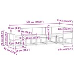vidaXL Ensemble de canapés d'extérieur 6 pc Naturel et Anthracite