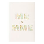 Carte mariage mr et mme - draeger paris