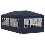 vidaXL Tente de réception 3 x 6 m Bleu