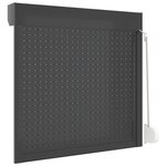 vidaXL Volet roulant aluminium 100x100 cm anthracite
