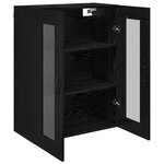 vidaXL Meuble mural Chêne noir 69 5 x 34 x 90 cm
