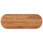 vidaXL Dessus de table 140x50x2 5 cm ovale bois massif d'acacia