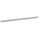 vidaXL Auvent Valence 5 m gris clair 4.8x0.2 m
