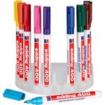 Marqueur Permanent 400 boîte présentoir de 10 Assorti 1 mm EDDING