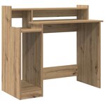 vidaXL Bureau Chêne artisanal 97 x 45 x 90 cm Bois d'ingénierie
