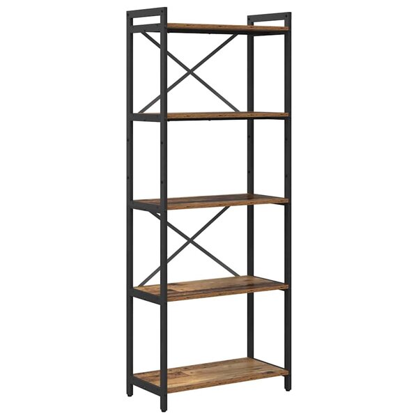 vidaXL Bibliothèque Bois ancien 60 x 30 x 153 cm Bois d'ingénierie