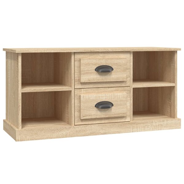 vidaXL Meuble TV chêne sonoma 99 5x35 5x48 cm bois d'ingénierie