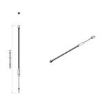 vidaXL Bande LED 2 Pièces Noir et Transparent 3000 mm Cuivre et plastique