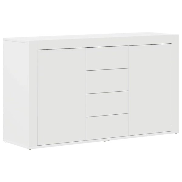 vidaXL Buffet avec tiroir Blanc 120 x 36 x 69 cm Bois d'ingénierie