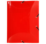 Chemise à élastique 3 rabats Polypropylène 7/10e Crystal Colours  A3 - Couleurs aléatoires EXACOMPTA